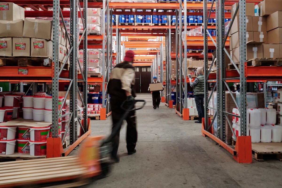 Warehouse team managing stock and dispatch