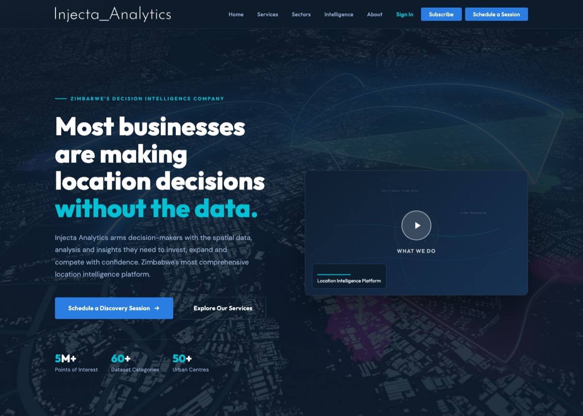 Injecta Analytics location intelligence platform